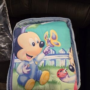 Vintage DISNEY Baby Mickey And Minnie Crib SET